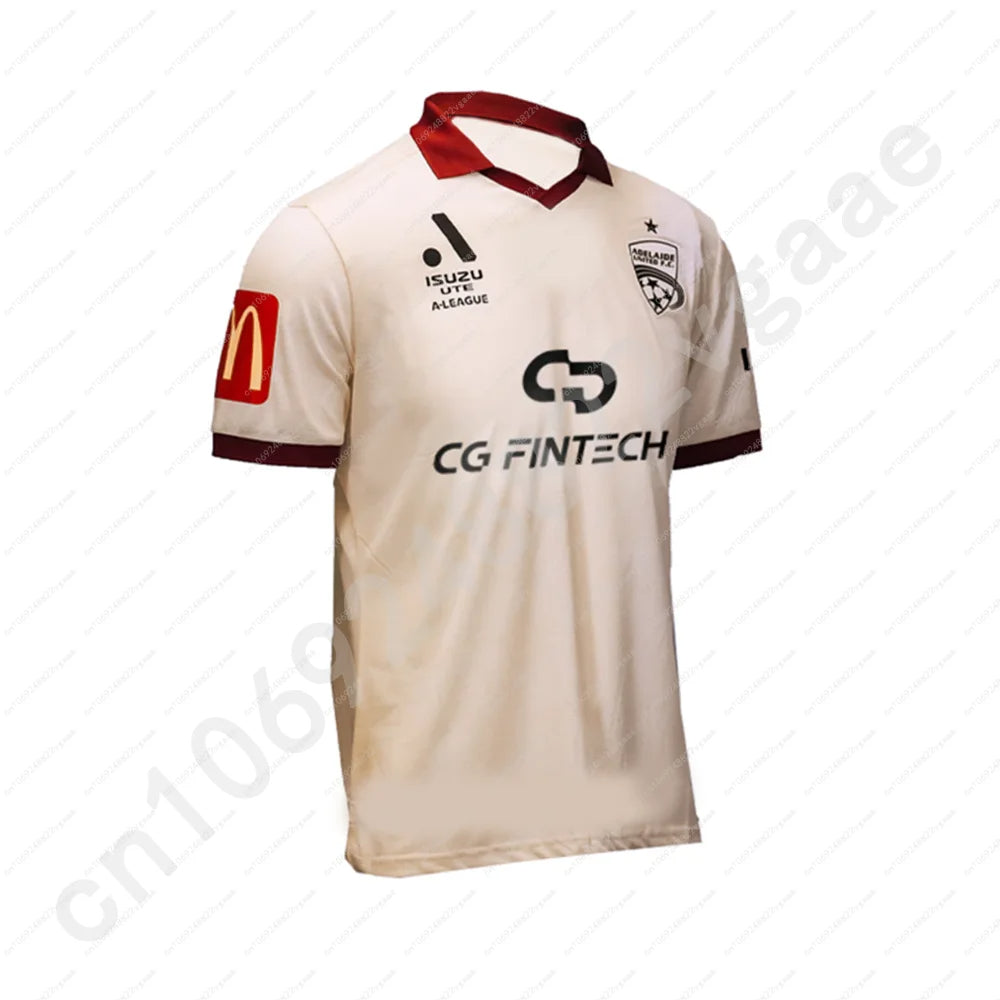 Football Jersey Men's Clothing Adelaide Kids Children Training Away T-Shirt Team T-Shirt Boys Soccer 2025 Home Sportswear Polo New Hot
